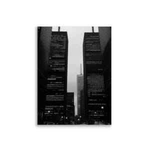Black towers | Juliste