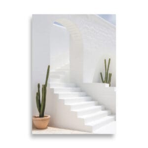 White stairs | Juliste