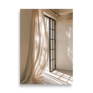 Vaalea huone | Juliste