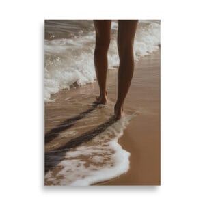 Kävellä rannalla | Juliste